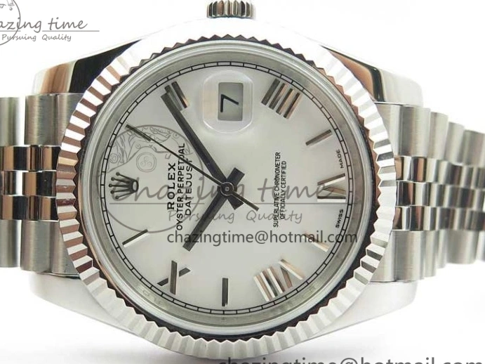 Dial SS Bracelet 126334 A3235 on Markers Best Jubilee 904L 1:1 DateJust Noob Roman Edition White 0214